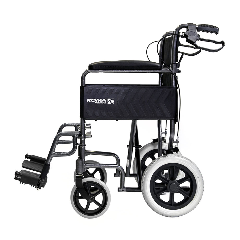 1235: Lightweight Car Transit Wheelchair - Side