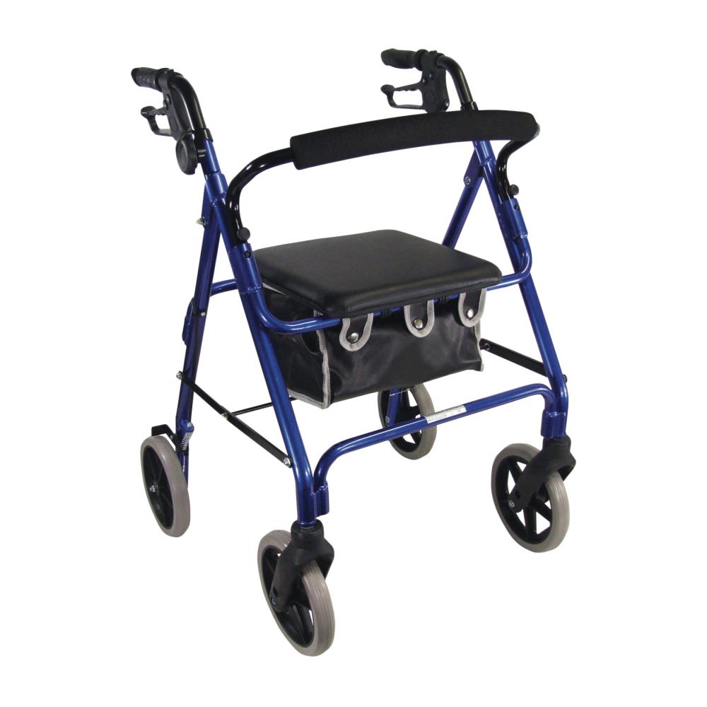 Aidapt Lightweight 4 Wheeled Rollator - Blue option