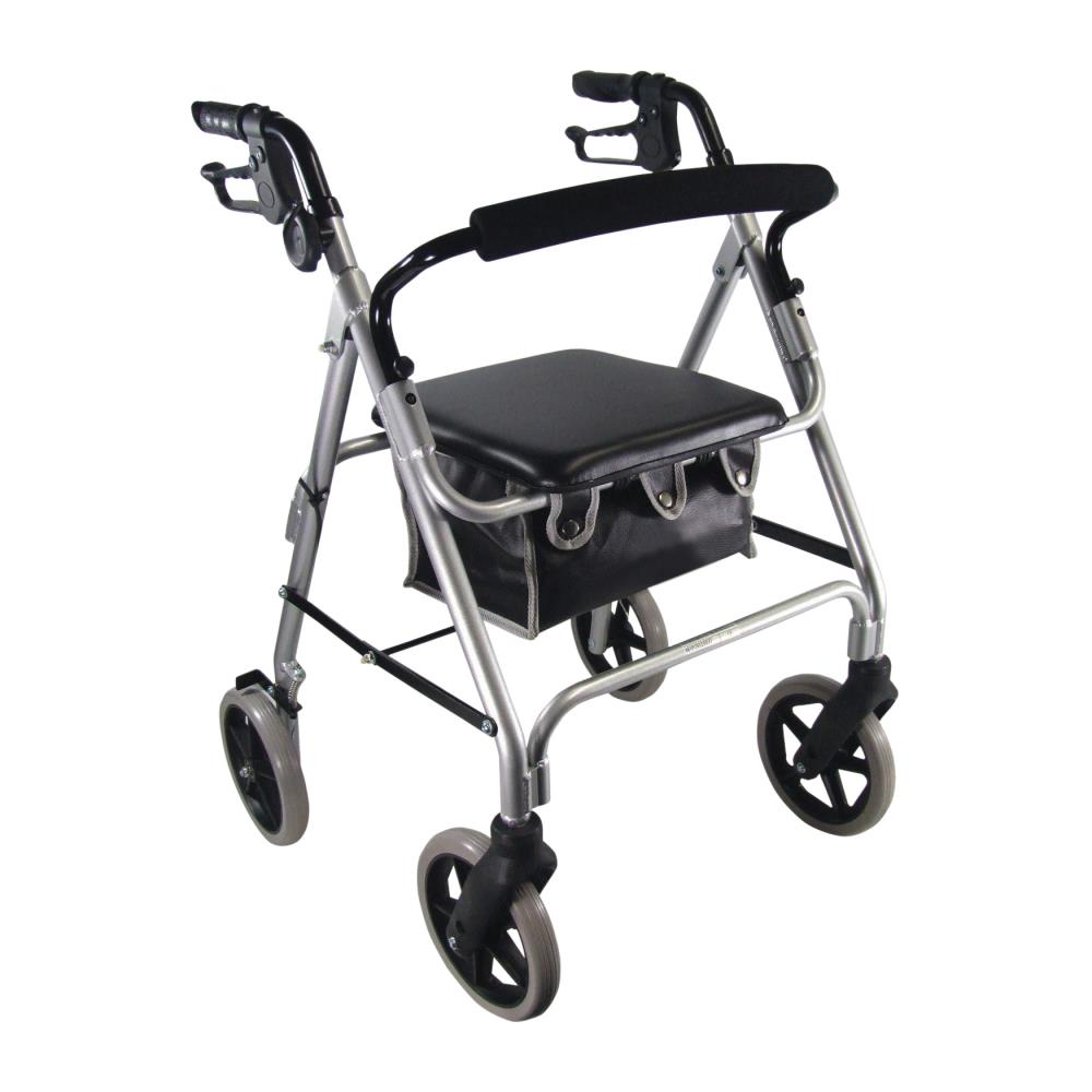 Aidapt Lightweight 4 Wheeled Rollator - Feature rich walking aid