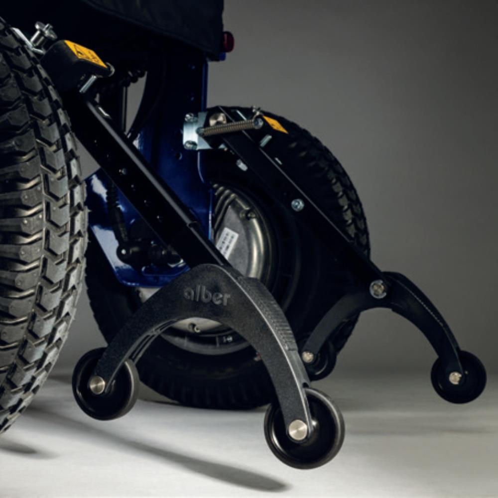 Invacare Esprit Action Power Wheelchair - Premium anti-tipper option provides jack-up function for quick release of wheels