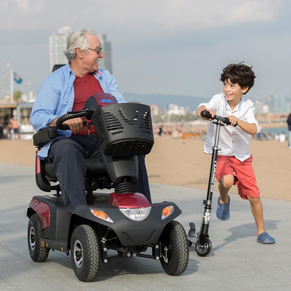 Invacare Orion Pro - Grandad with young boy.