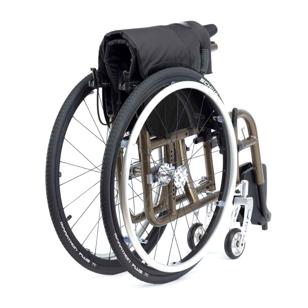 Kuschall Champion Folding Rigid Wheelchair - Folded