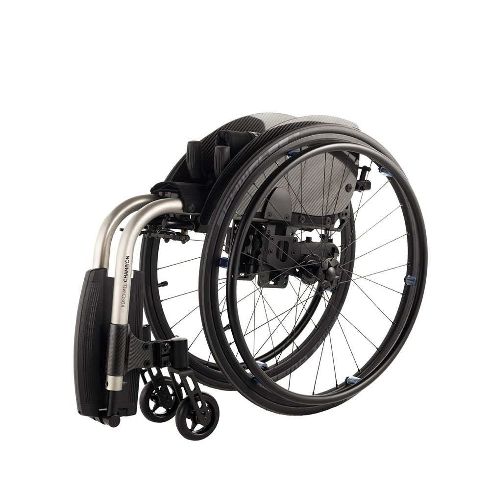 Kuschall Champion Folding Rigid Wheelchair - Folded Side