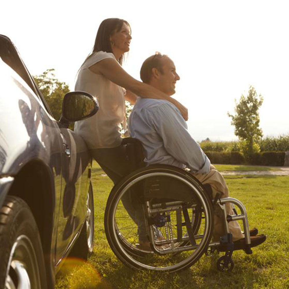 Kuschall Compact Folding Wheelchair - Lifestyle 1