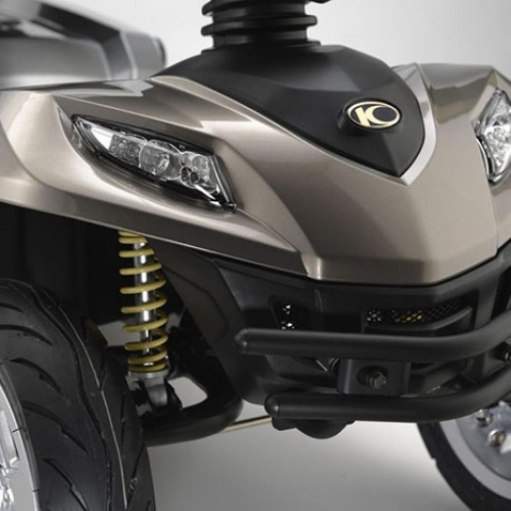Kymco Maxer ForU - Oil-Damped Suspension.