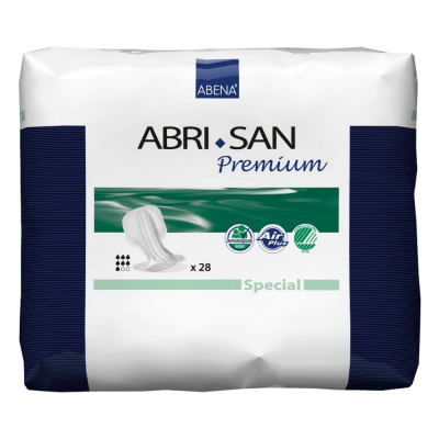 Abena Abri-San Special Premium Shaped Incontinence Pads (Faecal)