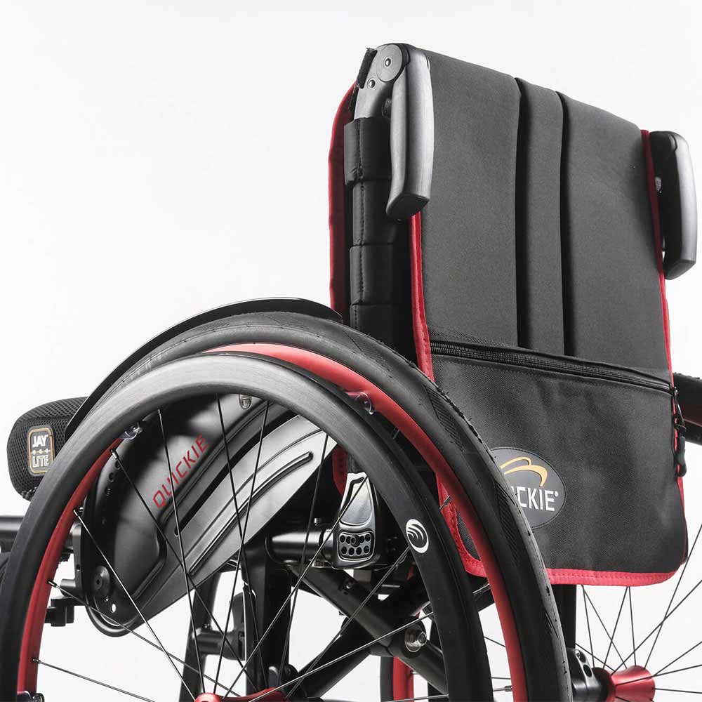 Quickie Neon² Folding Wheelchair - Back View
