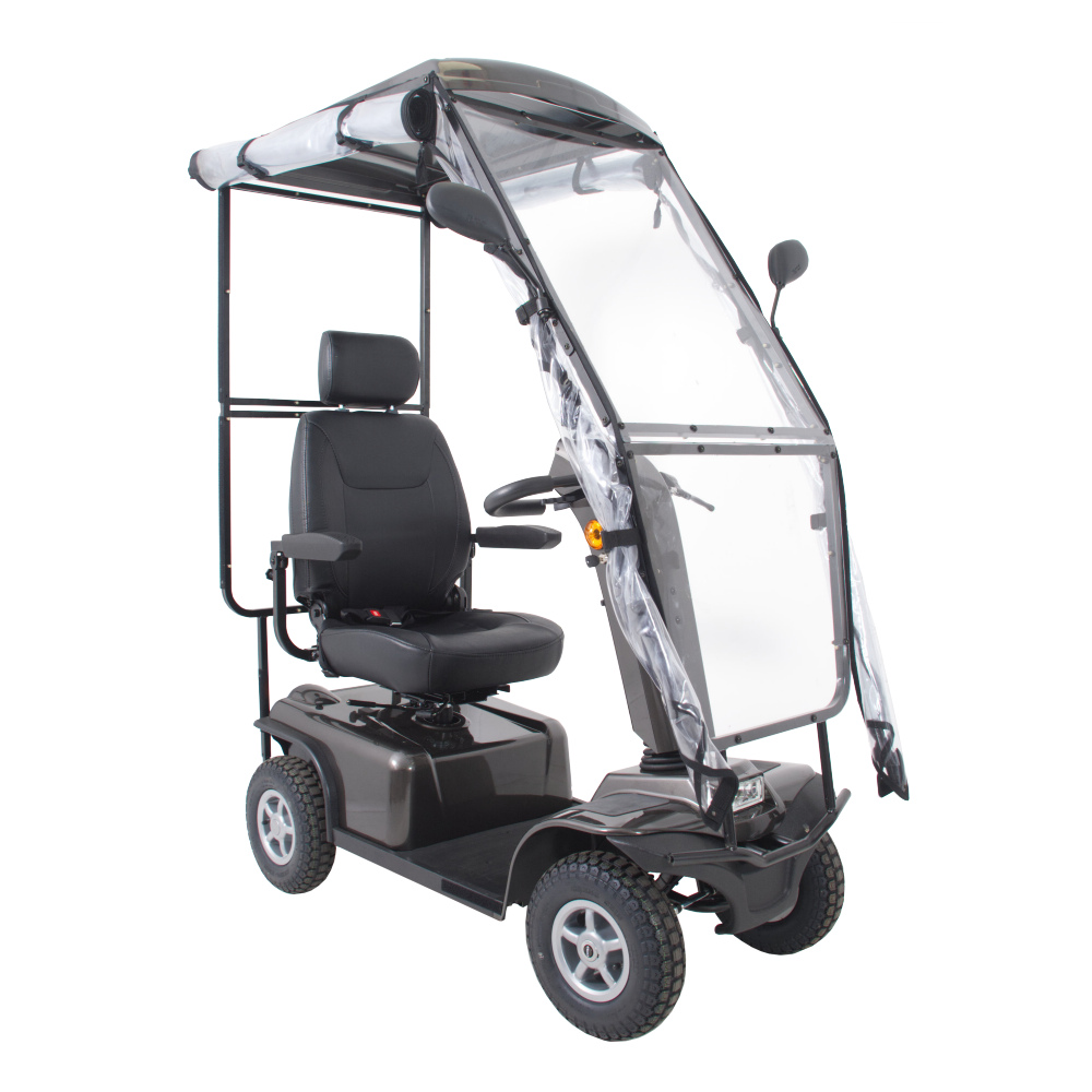 One Rehab Omega 8 - Great turning circle with large 13" tyres and all round suspension