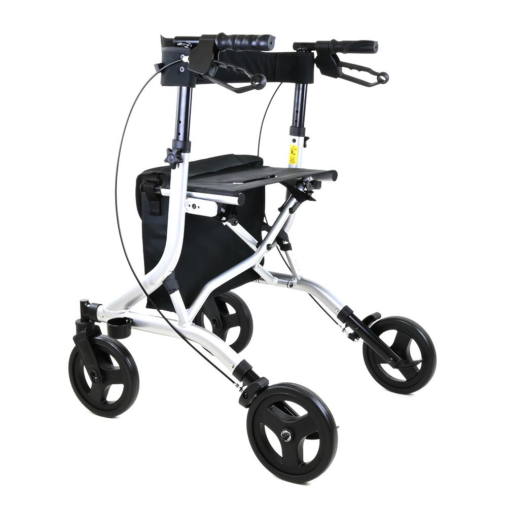 One Rehab Zoom Plus Rollator - Rear angled view