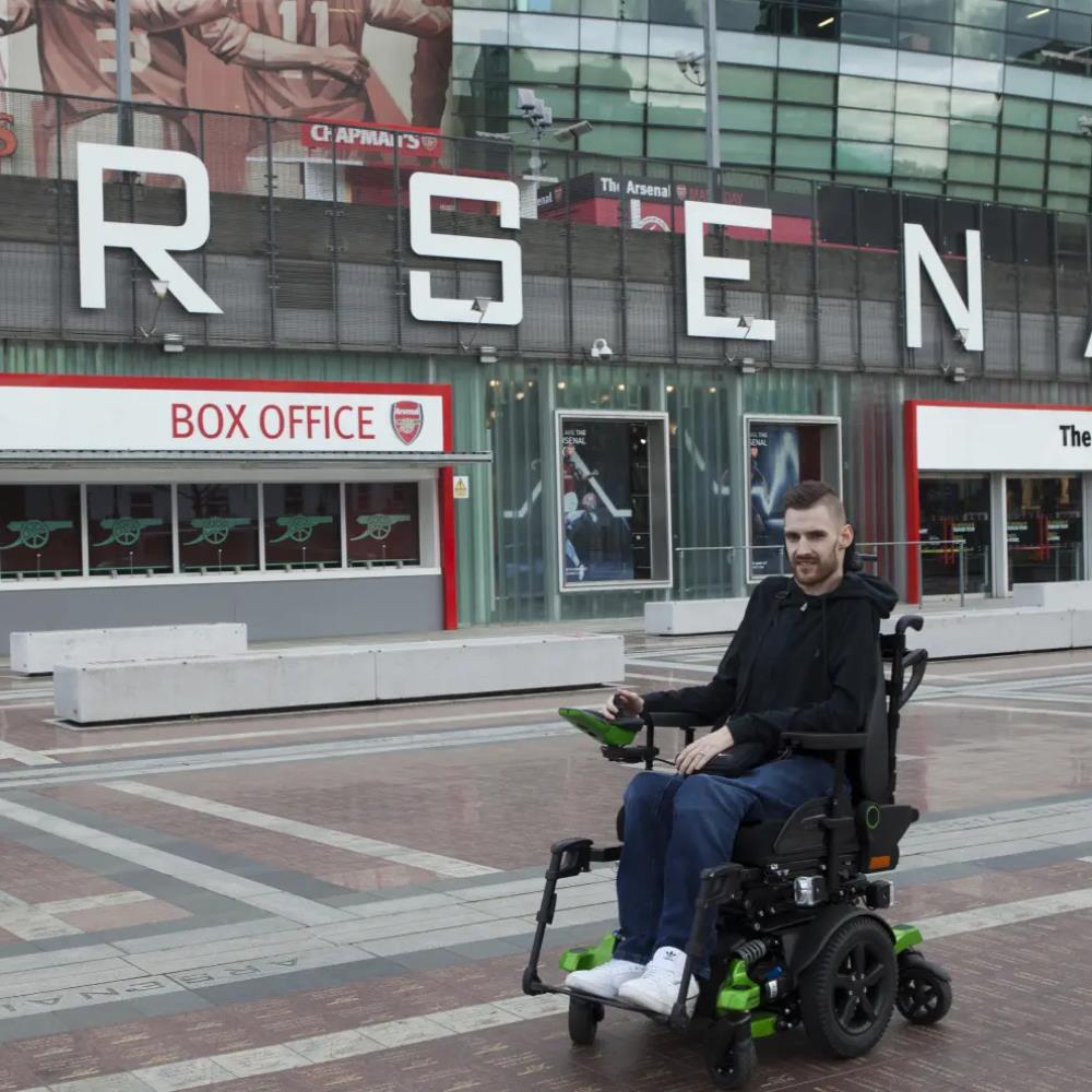 Ottobock Juvo B5 / B6 Power Wheelchair - At the football