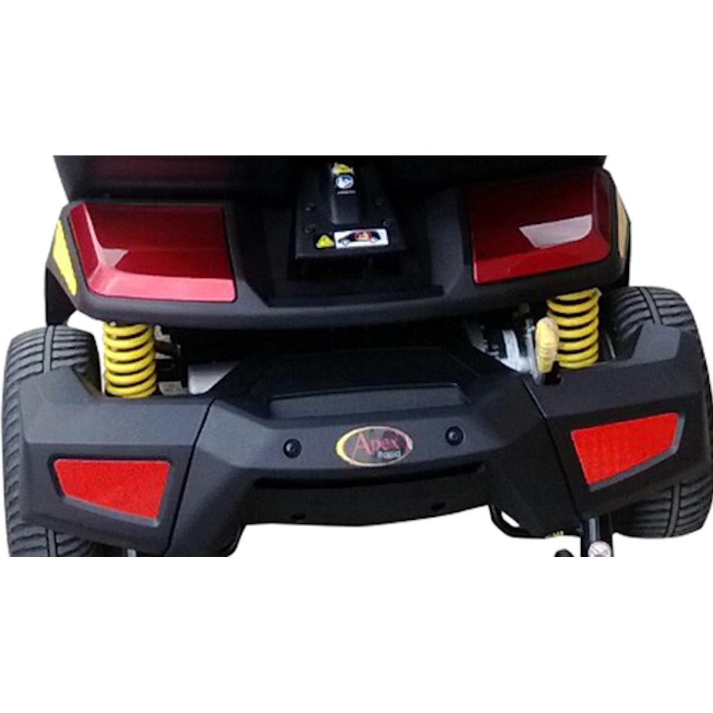 Pride Apex Rapid - Front and rear suspension.