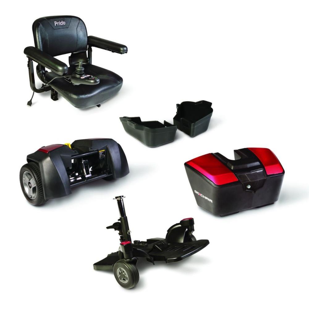 Pride Go-Chair - Feather-touch disassembly.