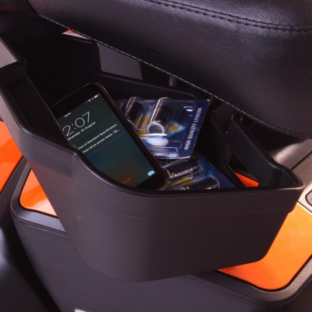 Pride Go-Chair - Built-in storage.