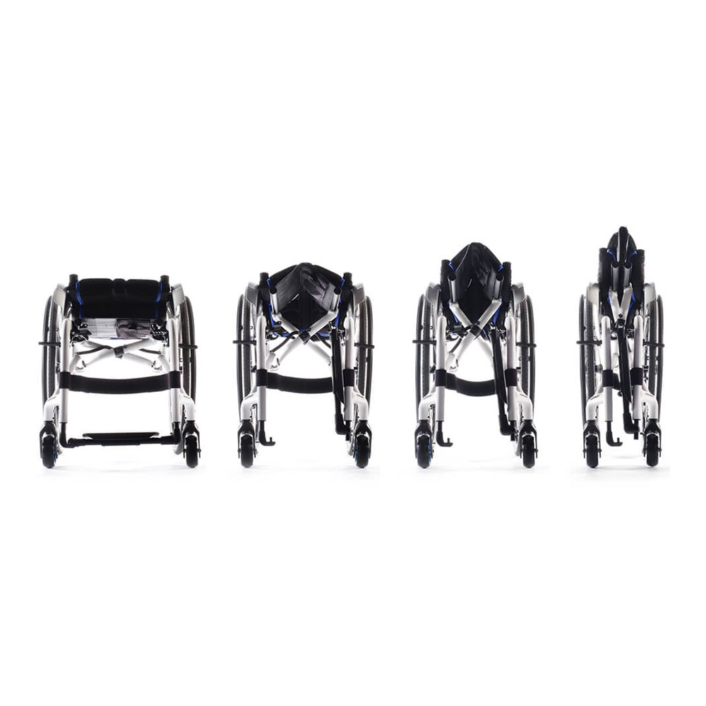 Quickie Xenon² SA Folding Wheelchair - Folded