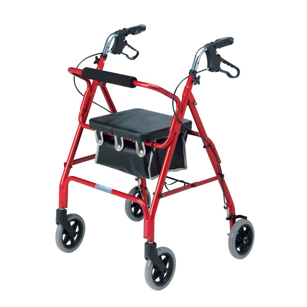 Roma Lightweight 4 Wheel Rollator - Lightweight walking aid