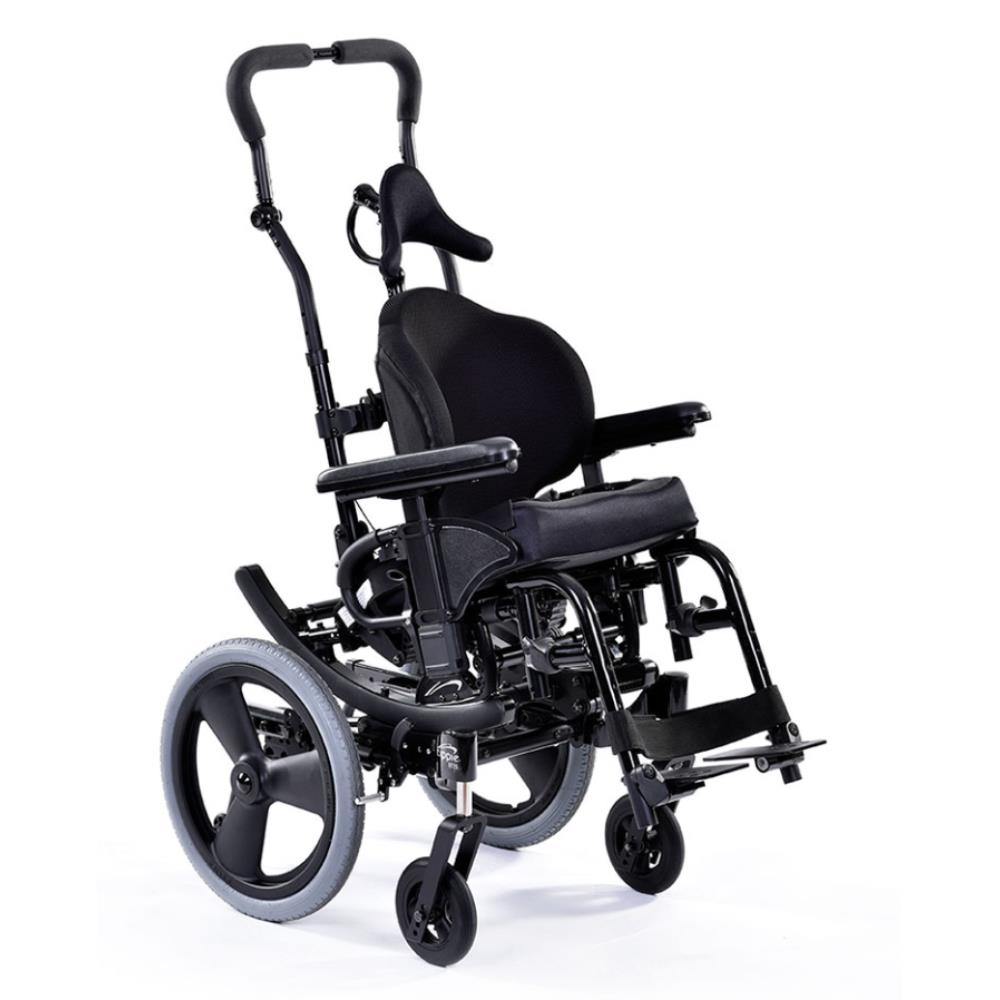 Zippie RS Tilt In Space Wheelchair - Side View.