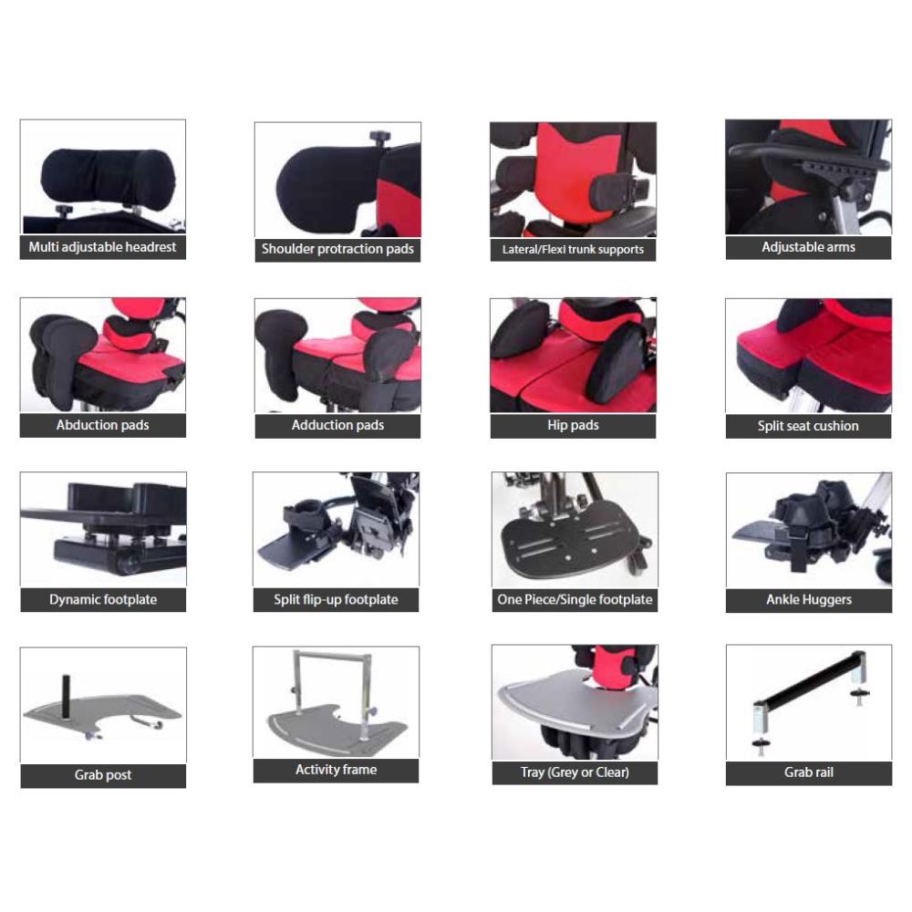 Zippie Titron RS Tilt In Space Wheelchair - Options.