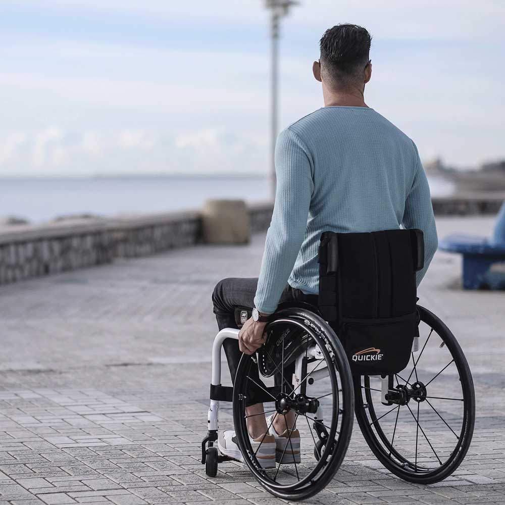 Quickie Xenon² FF Folding Wheelchair - Lifestyle 1
